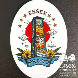 Essex CDC oval Sticker