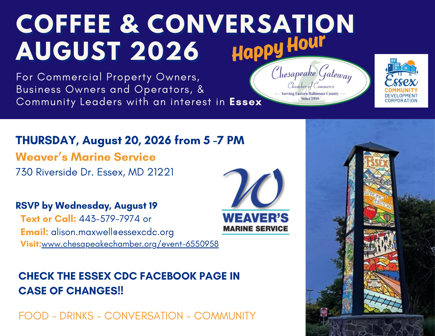 August Coffee and Conversation